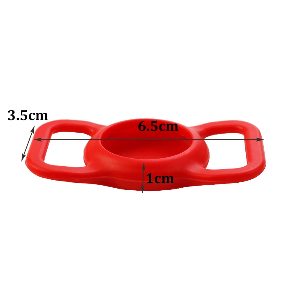 1Pcs Patterned Airtag Silicone Pet Collar anti Loss Cat Dog Locator Color Luminous Protection Apple Tracker Protective Sleeve
