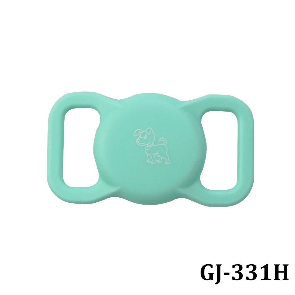 1Pcs Patterned Airtag Silicone Pet Collar anti Loss Cat Dog Locator Color Luminous Protection Apple Tracker Protective Sleeve