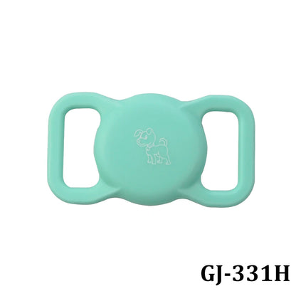 1Pcs Patterned Airtag Silicone Pet Collar anti Loss Cat Dog Locator Color Luminous Protection Apple Tracker Protective Sleeve