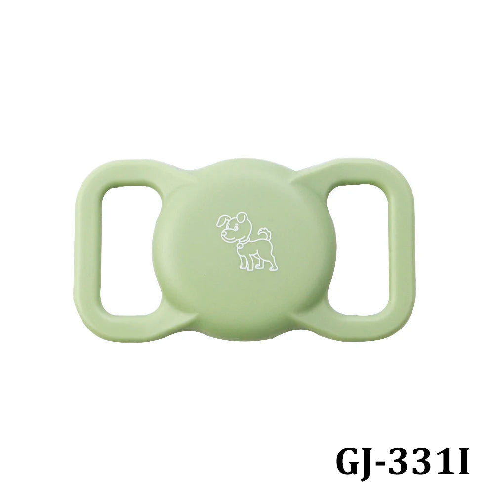 1Pcs Patterned Airtag Silicone Pet Collar anti Loss Cat Dog Locator Color Luminous Protection Apple Tracker Protective Sleeve