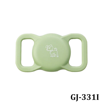 1Pcs Patterned Airtag Silicone Pet Collar anti Loss Cat Dog Locator Color Luminous Protection Apple Tracker Protective Sleeve