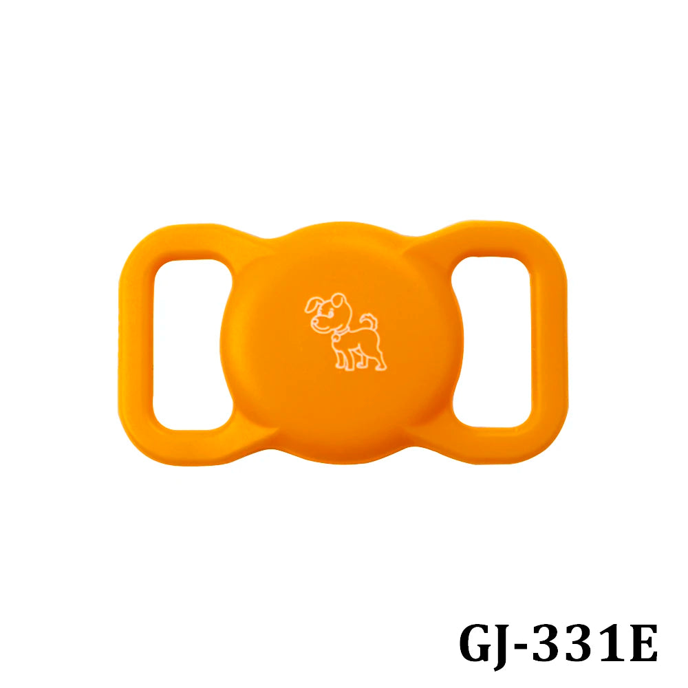 1Pcs Patterned Airtag Silicone Pet Collar anti Loss Cat Dog Locator Color Luminous Protection Apple Tracker Protective Sleeve