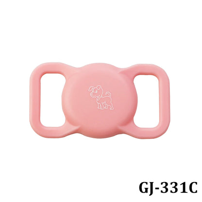 1Pcs Patterned Airtag Silicone Pet Collar anti Loss Cat Dog Locator Color Luminous Protection Apple Tracker Protective Sleeve