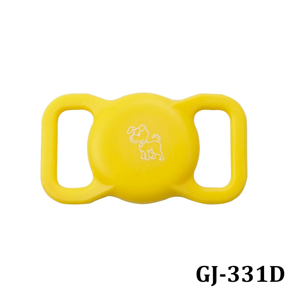 1Pcs Patterned Airtag Silicone Pet Collar anti Loss Cat Dog Locator Color Luminous Protection Apple Tracker Protective Sleeve